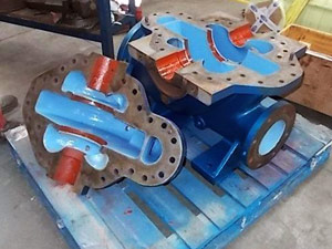 Casing after application of Belzona 1341 Casing after application of Belzona 1341