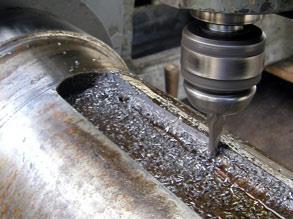 Shaft and keyway worn and damaged Shaft and keyway worn and damaged