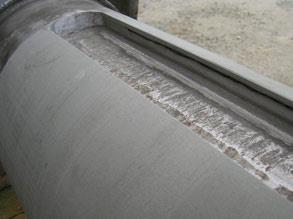 Belzona 1111 (Super Metal) used to repair the worn shaft and keyway Belzona 1111 (Super Metal) used to repair the worn shaft and keyway