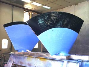 Belzona coating applied to provide resistance againt erosion, corrosion and cavitation Belzona coating applied to provide resistance againt erosion, corrosion and cavitation