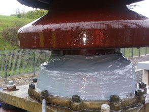 Leak sealed using Belzona materials Leak sealed using Belzona materials