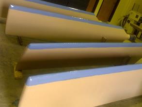 Repaired and coated fan blades for long-term protection Repaired and coated fan blades for long-term protection