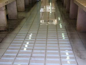 Application of slip resistant system Application of slip resistant system