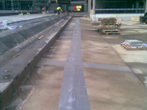 Expansion joints repaired during the winter months using Belzona materials Expansion joints repaired during the winter months using Belzona materials