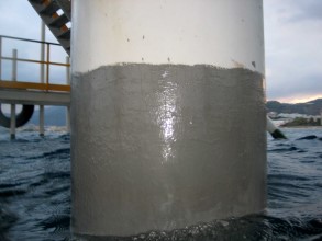 Repaired corroded platform leg using Belzona 5831 (ST-Barrier) Repaired corroded platform leg using Belzona 5831 (ST-Barrier)
